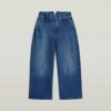Girls Pleated Barrel Chino Loose Jeans Girls Pleated Barrel Chino Loose Jeans