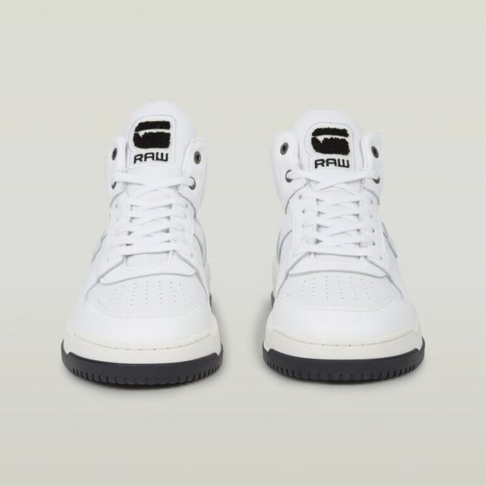 Grid Mid Lea Sneakers Grid Mid Lea Sneakers