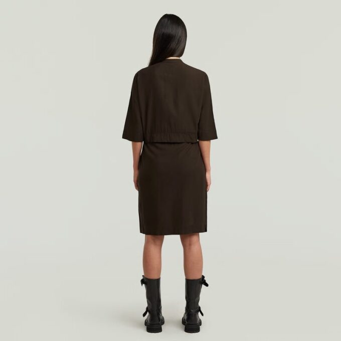 Half Placket Shirt Dress Half Placket Shirt Dress