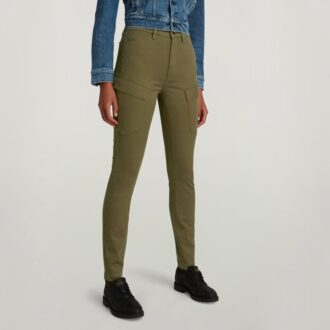 High G-Shape Cargo Skinny Pants