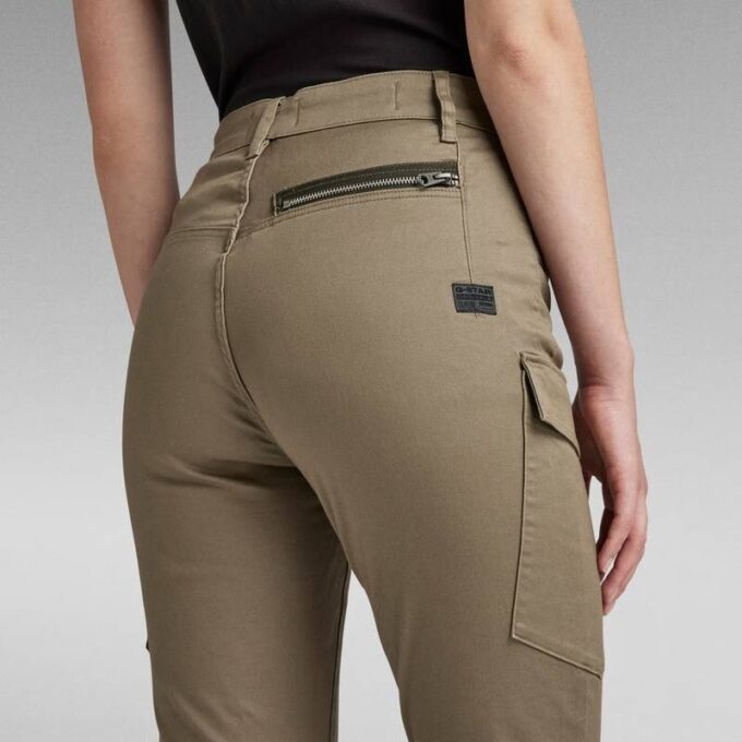 High G-Shape Cargo Skinny Pants