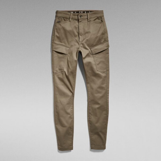 High G-Shape Cargo Skinny Pants