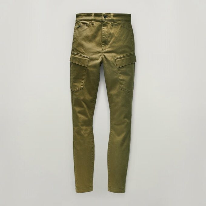 High G-Shape Cargo Skinny Pants