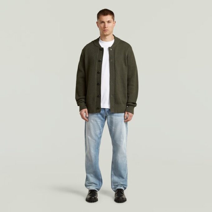 Honey Comb Structure Cardigan Knit Honey Comb Structure Cardigan Knit