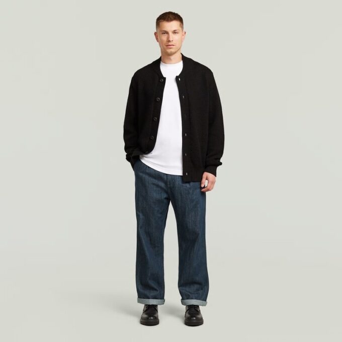 Honey Comb Structure Cardigan Knit Honey Comb Structure Cardigan Knit