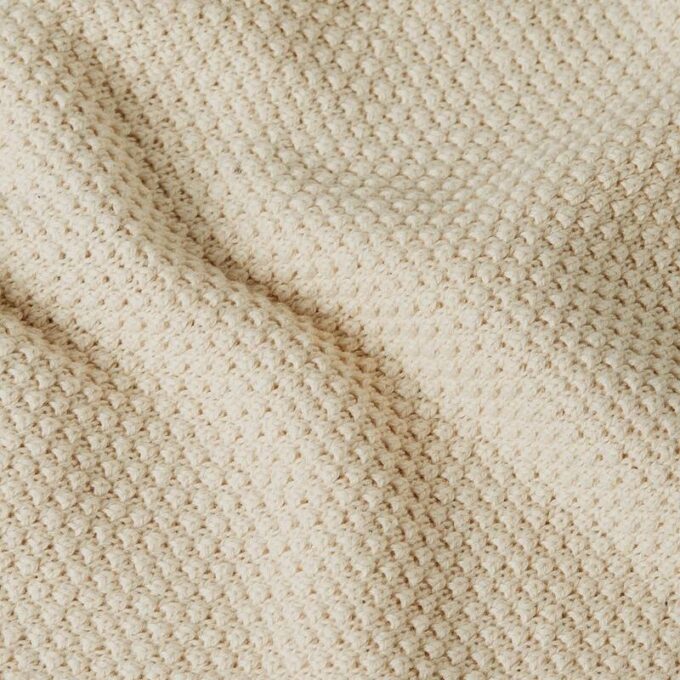 Honey Comb Structure Cardigan Knit