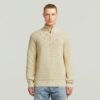 Honey Comb Structure Skipper Knit
