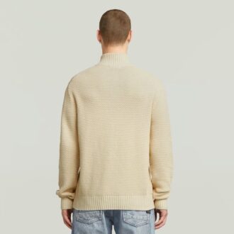 Honey Comb Structure Skipper Knit