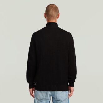 Honey Comb Structure Skipper Knit