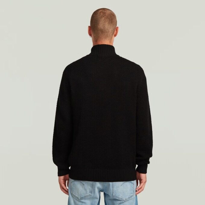 Honey Comb Structure Skipper Knit