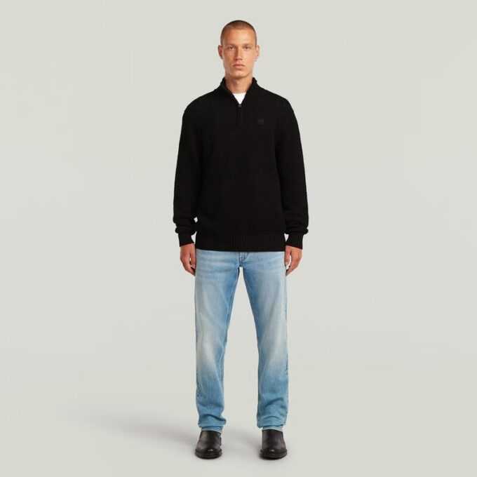 Honey Comb Structure Skipper Knit