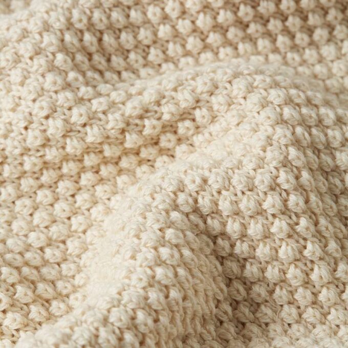 Honey Comb Structure Skipper Knit