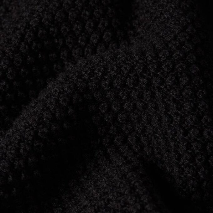 Honey Comb Structure Skipper Knit