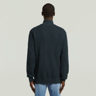 Honeycomb Structure Skipper Knit