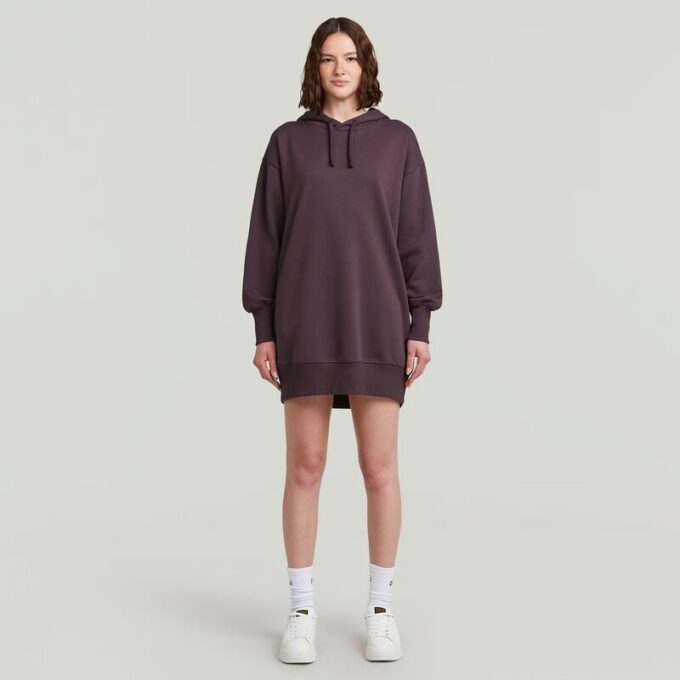 Hooded Sweater Dress Hooded Sweater Dress