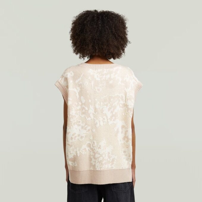 Jacquard Vest Knit Jacquard Vest Knit