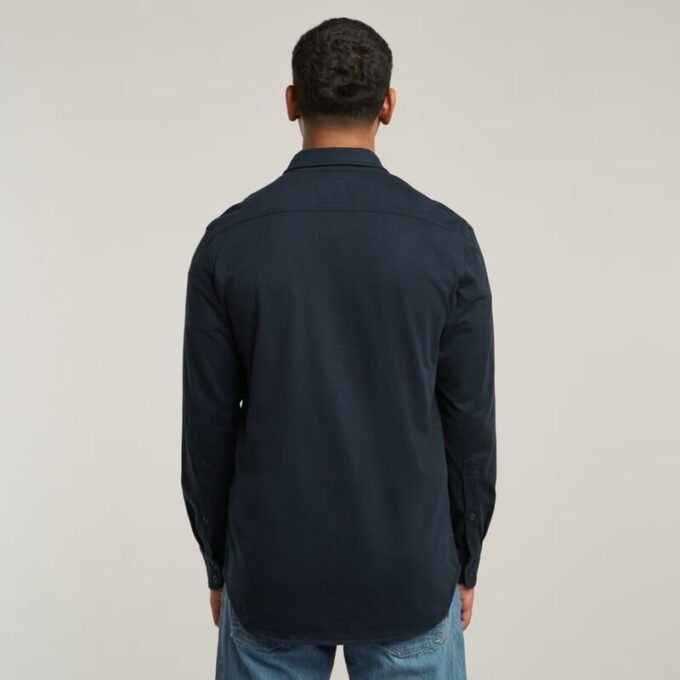 Jersey Shirt Marine Pockets