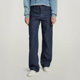 Judee Cargo Low Waist Loose Jeans