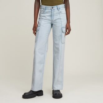 Judee Cargo Low Waist Loose Jeans