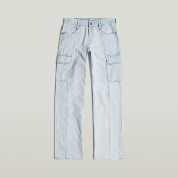 Judee Cargo Low Waist Loose Jeans