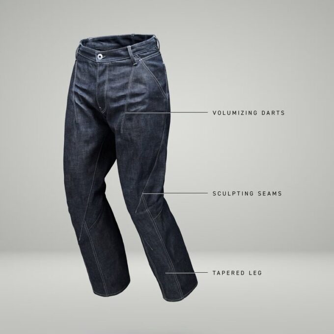 Kitoh 3D Relaxed Tapered Jeans