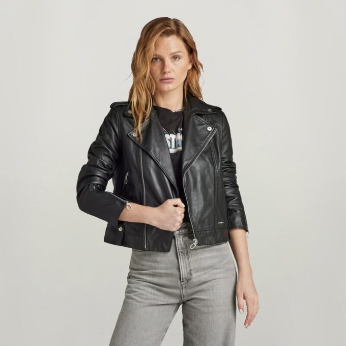 Leather Biker Jacket