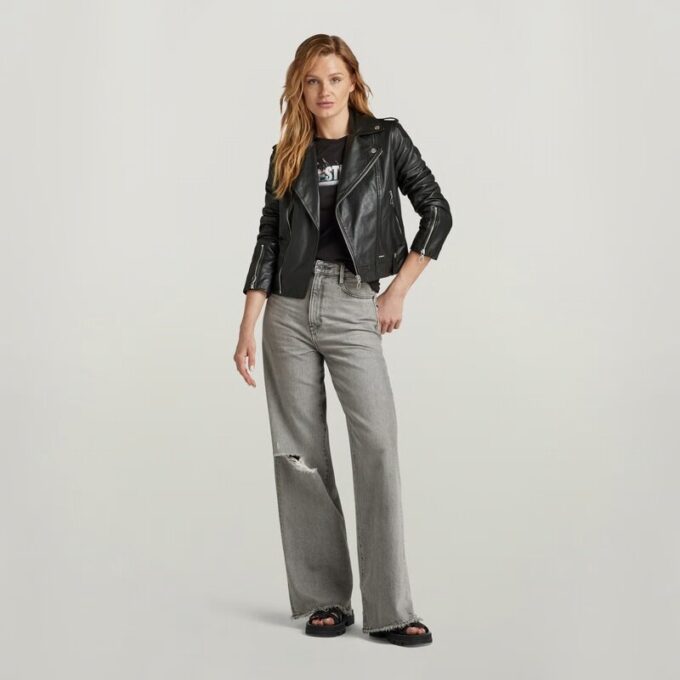 Leather Biker Jacket