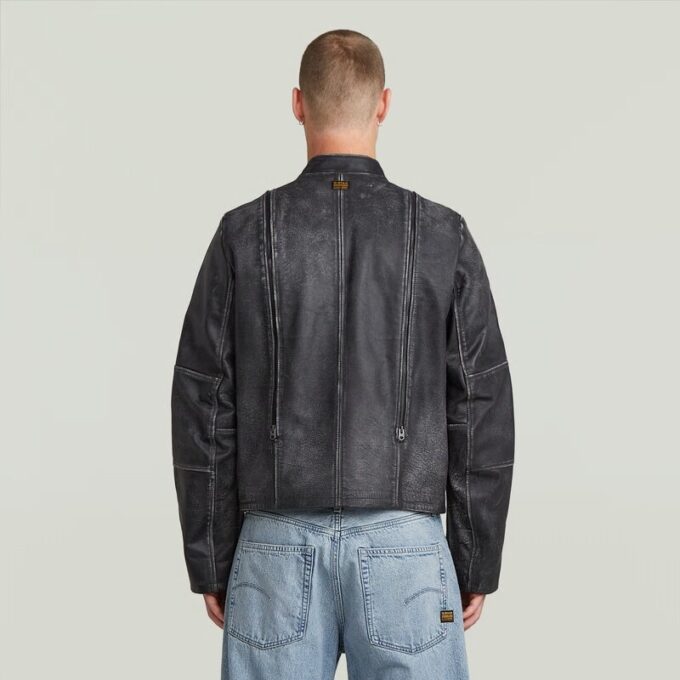 Leather Blouson Jacket Leather Blouson Jacket