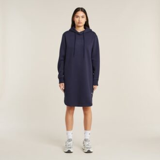 Logo Hooded Sweater Dress