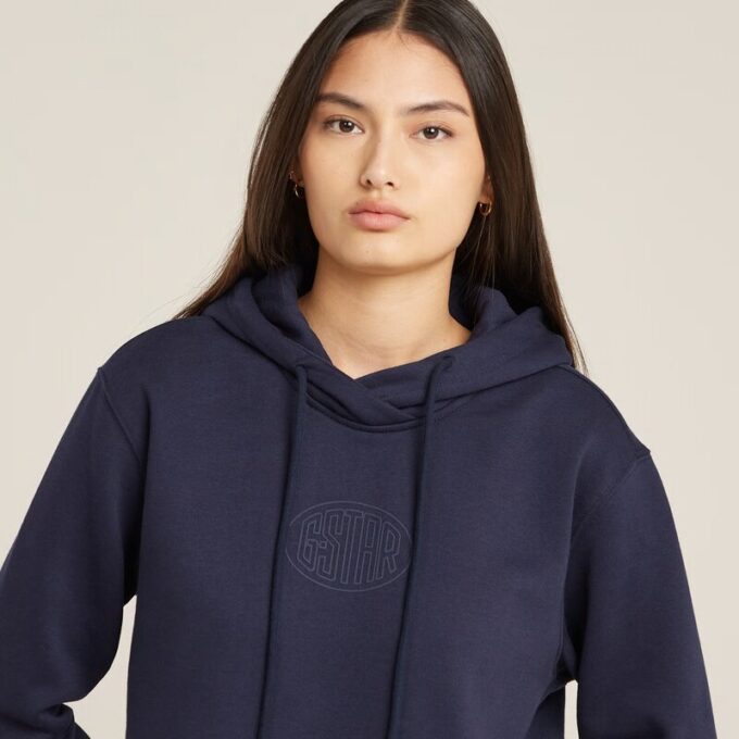 Logo Hooded Sweater Dress Logo Hooded Sweater Dress