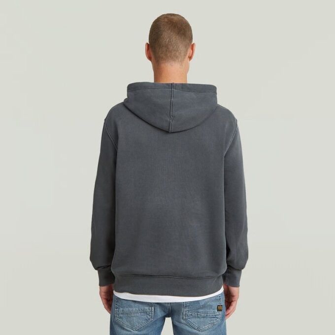 Logo Overdyed Hooded Sweat Logo Overdyed Hooded Sweat