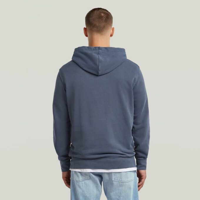 Logo Overdyed Hooded Sweat