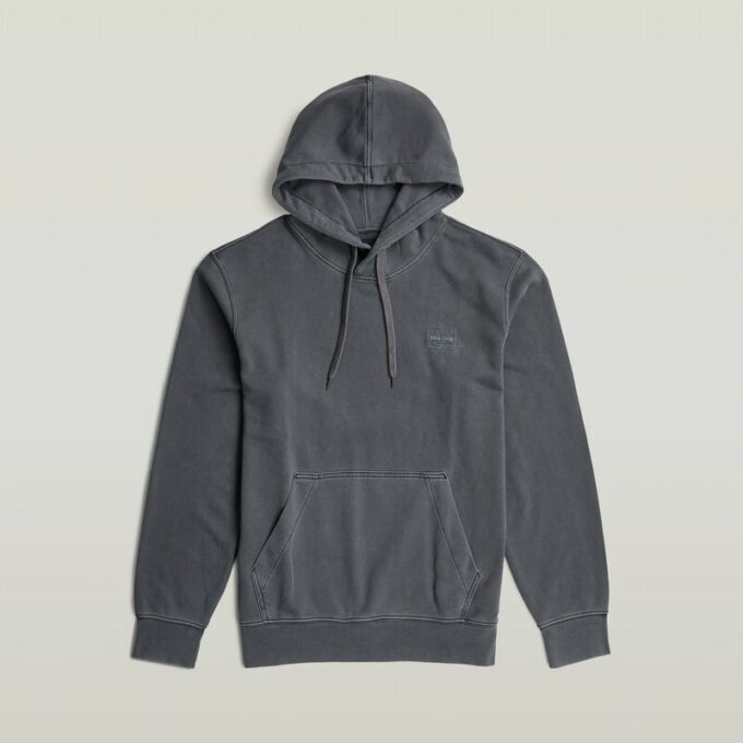 Logo Overdyed Hooded Sweat Logo Overdyed Hooded Sweat