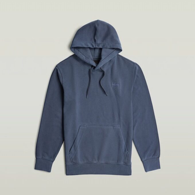 Logo Overdyed Hooded Sweat