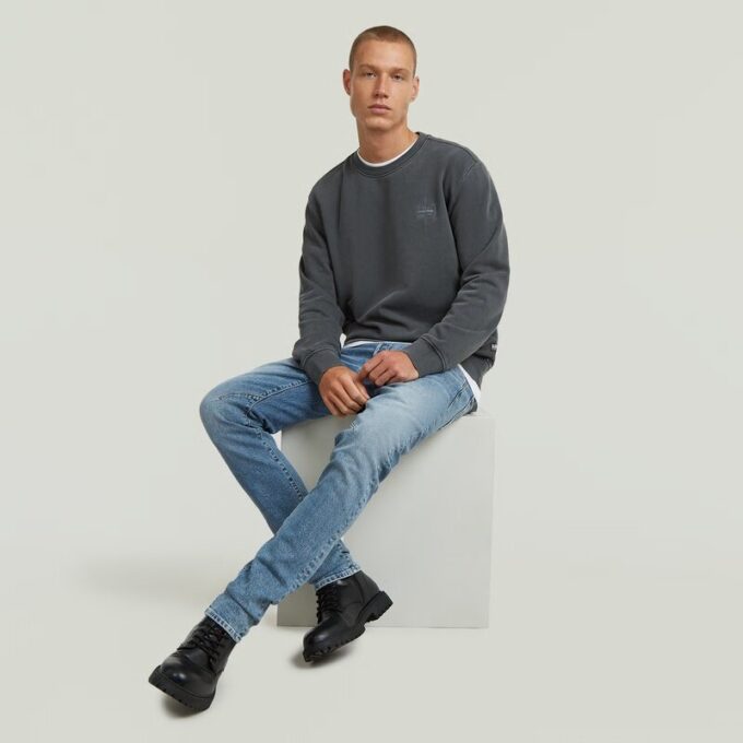 Logo Overdyed Sweater Logo Overdyed Sweater