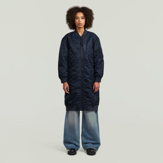 Long Bomber Jacket Long Bomber Jacket