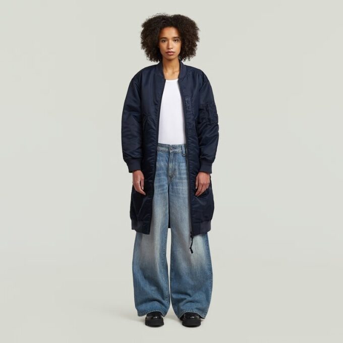 Long Bomber Jacket Long Bomber Jacket