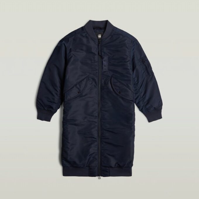 Long Bomber Jacket Long Bomber Jacket