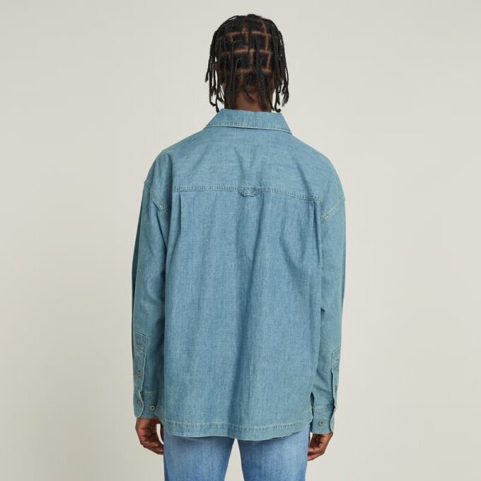 Long Pocket Boxy Fit Shirt Long Pocket Boxy Fit Shirt