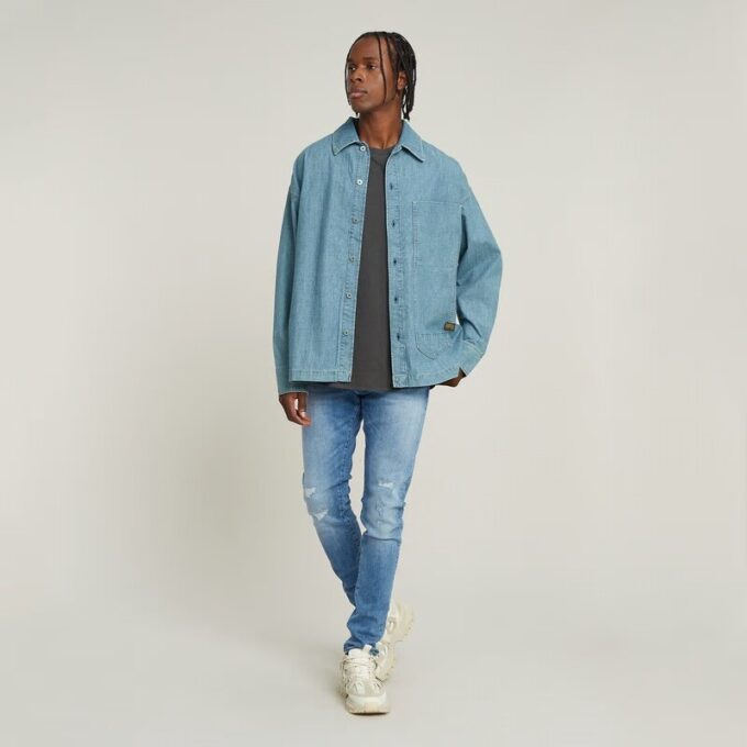 Long Pocket Boxy Fit Shirt Long Pocket Boxy Fit Shirt