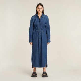 Long Tab Shirt Dress
