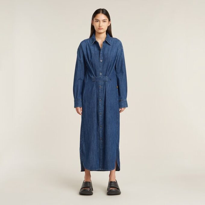 Long Tab Shirt Dress Long Tab Shirt Dress