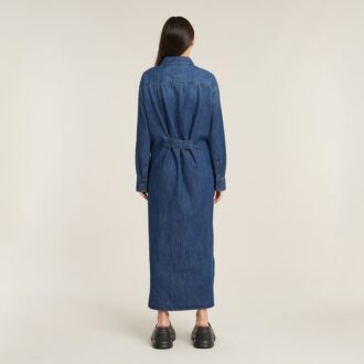 Long Tab Shirt Dress