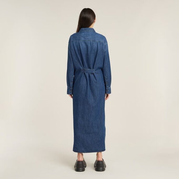 Long Tab Shirt Dress Long Tab Shirt Dress