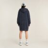 Loose Overdyed Hooded Sweater Dress Loose Overdyed Hooded Sweater Dress