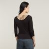 Low Back Slim 34 Sleeve Top