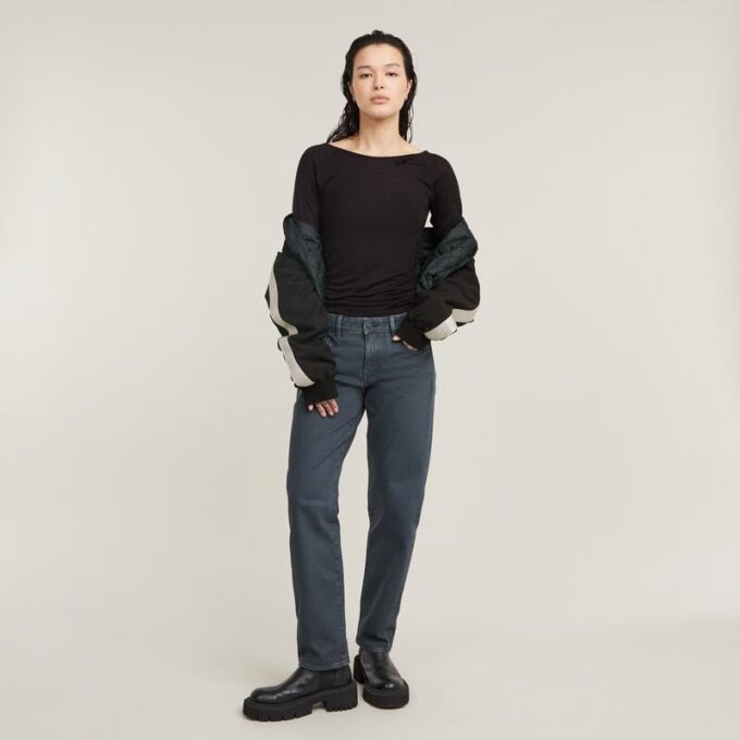 Low Back Slim 34 Sleeve Top