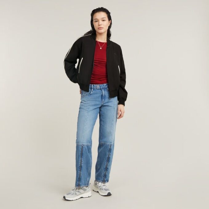 Low Back Slim 34 Sleeve Top Low Back Slim 34 Sleeve Top