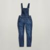 Lynn High Slim Navy Overall