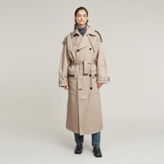 Macro Balloon Trench Coat